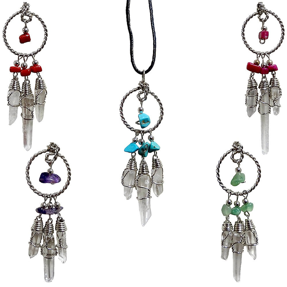 Crystal Hoop Necklace SALE