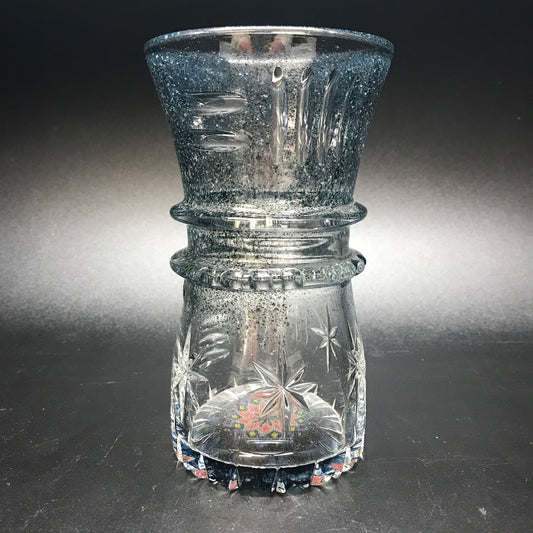 Rotational Science Double Maria Frit Glass / #4