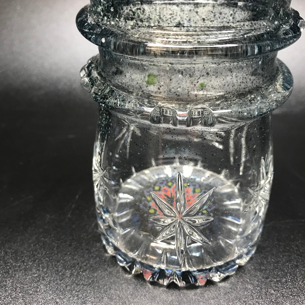 Rotational Science Double Maria Frit Glass / #4