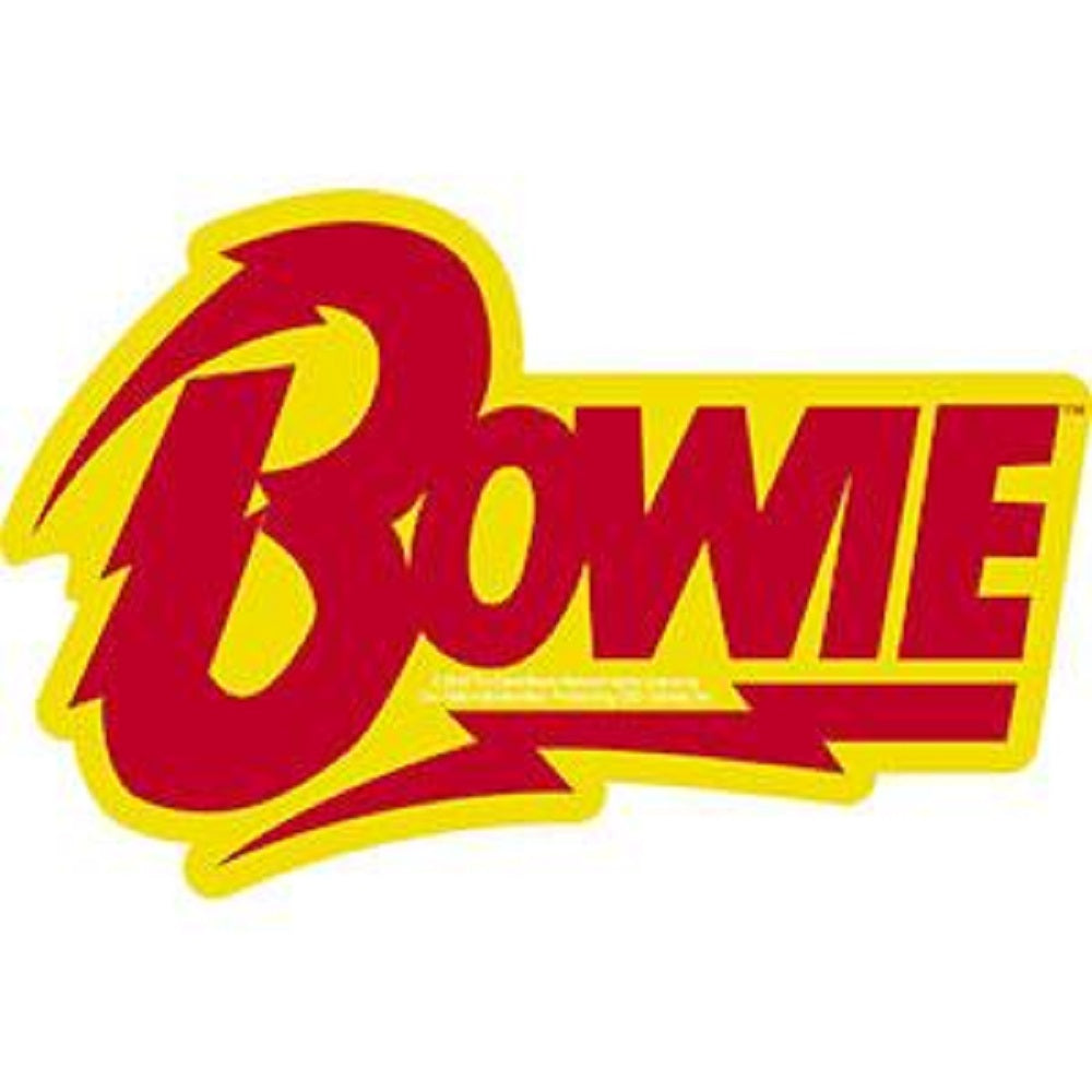 David Bowie Bolt Logo Sticker