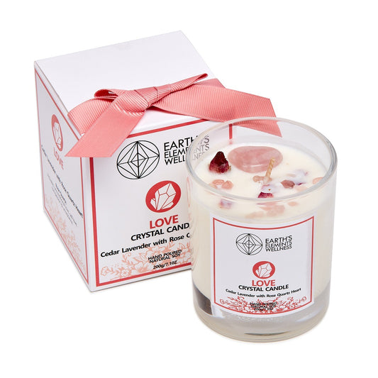 Earth's Elements Wellness Candle - Love