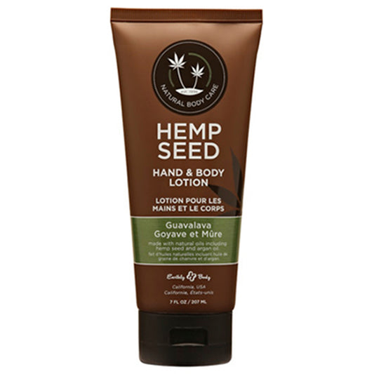 Earthly Body Hemp Seed Hand & Body Lotion - Guavalava 7oz