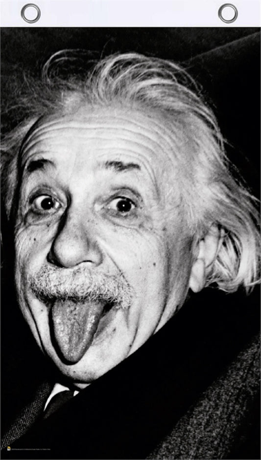 Einstein Tongue Flag 3'x5'