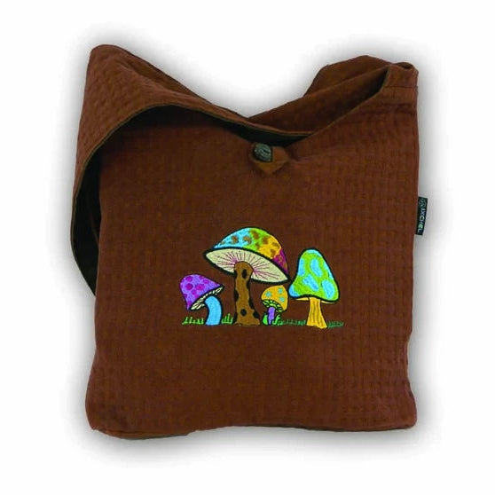Erika Corduroy Mushroom Embroidery Bag