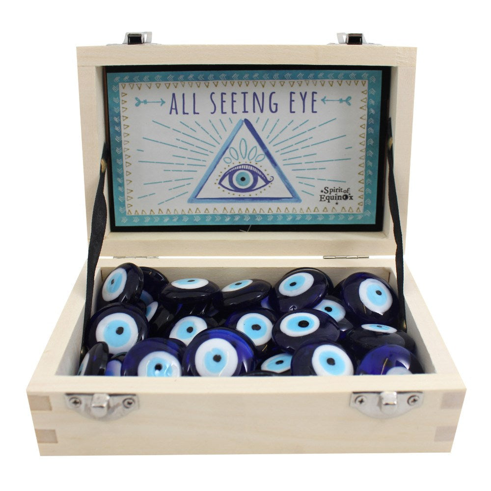 Evil Eye Glass Token