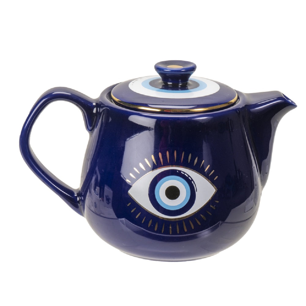 Evil Eye Teapot - Blue