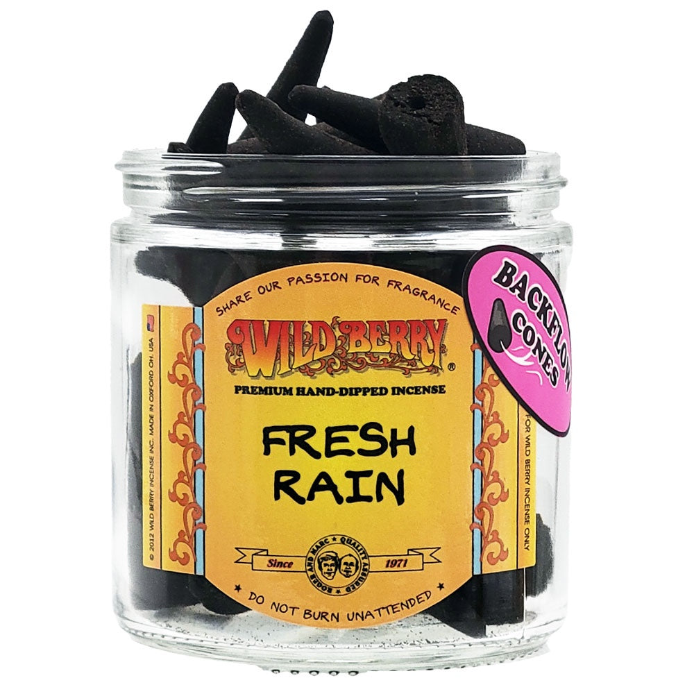 Fresh Rain Wild Berry Backflow Incense Cones