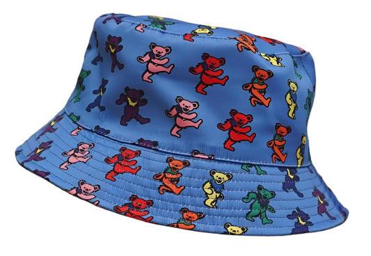 Grateful Dead Dancing Bear Jumble Bucket Hat