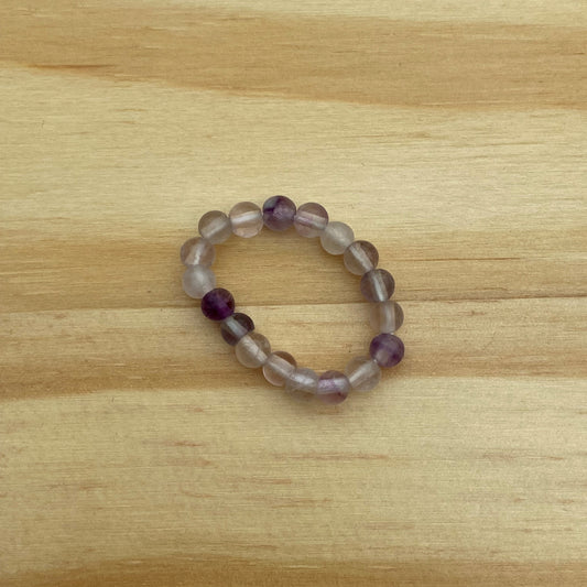 Gemstone Stretch Ring - Fluorite SALE
