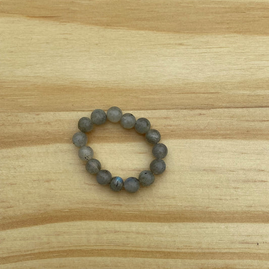 Gemstone Stretch Ring - Labradorite SALE