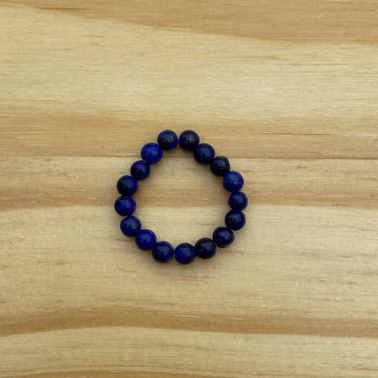 Gemstone Stretch Ring - Lapis SALE