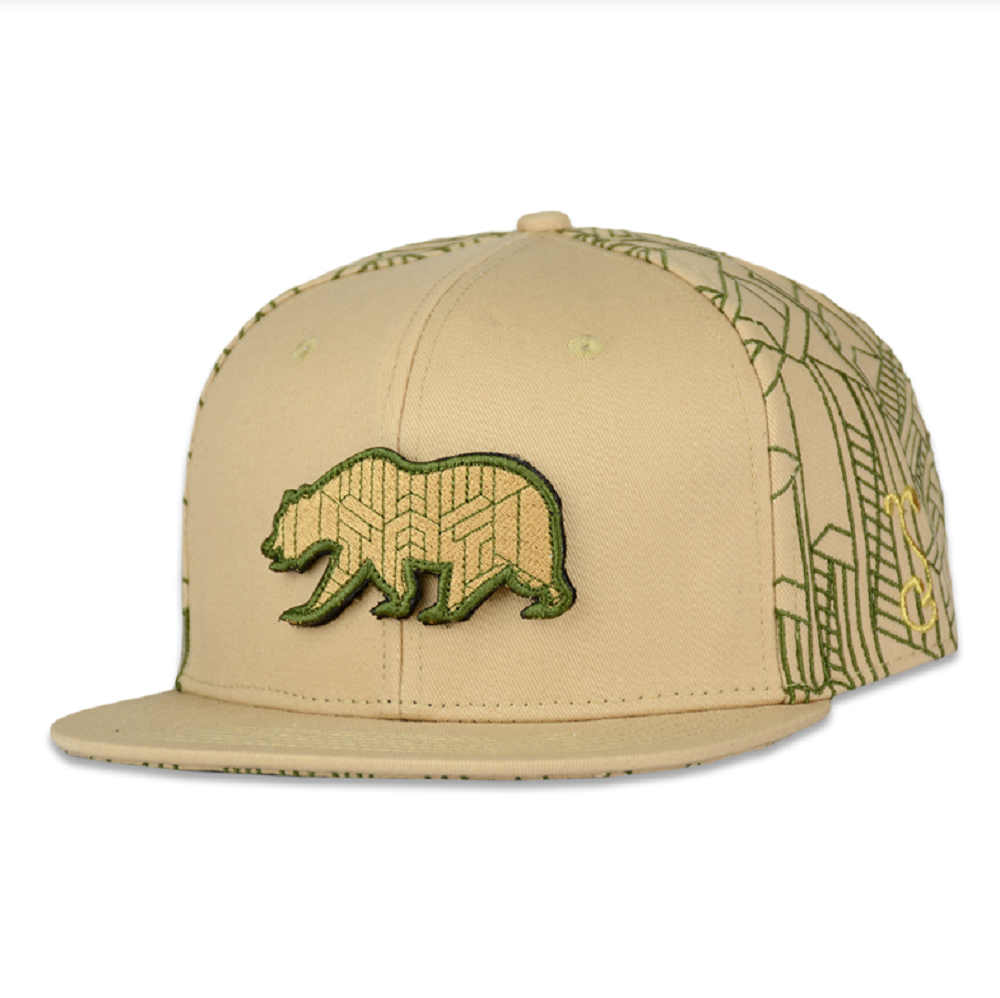 Grassroots California Digital Labyrinth Tan Hat