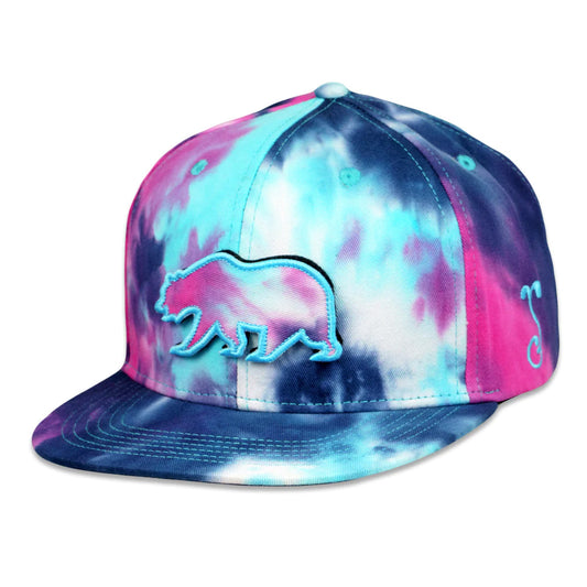 Grassroots California Removable Bear Cotton Candy Snapback Hat