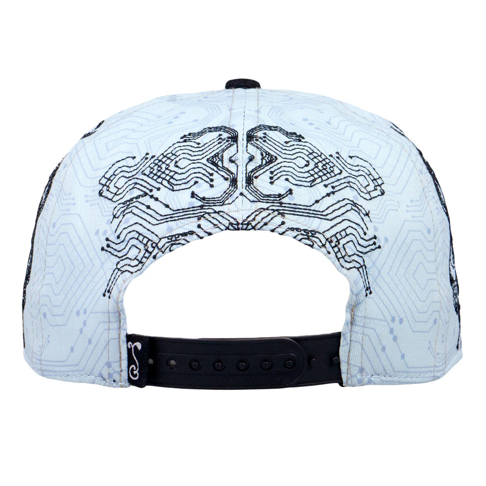 Grassroots California Digital Migration Green Snapback Hat