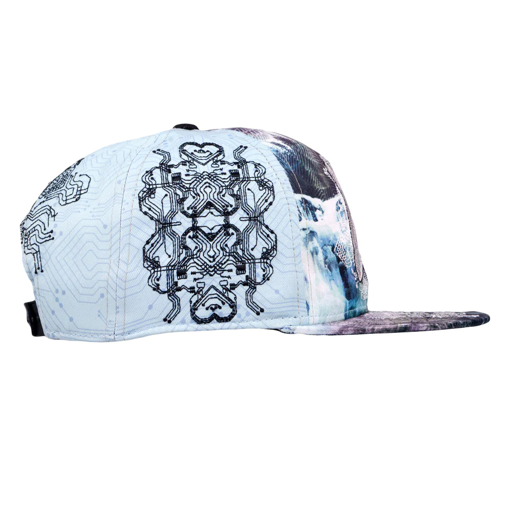 Grassroots California Digital Migration Green Snapback Hat