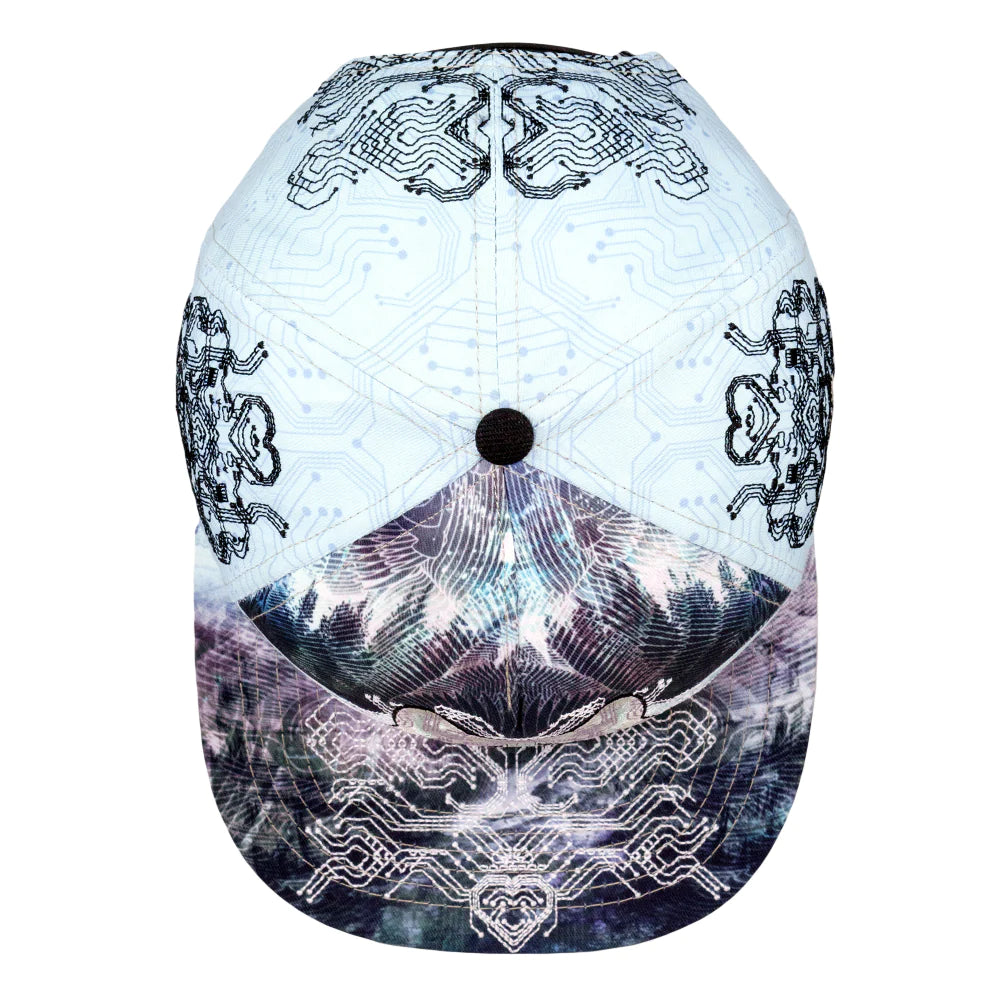 Grassroots California Digital Migration Green Snapback Hat