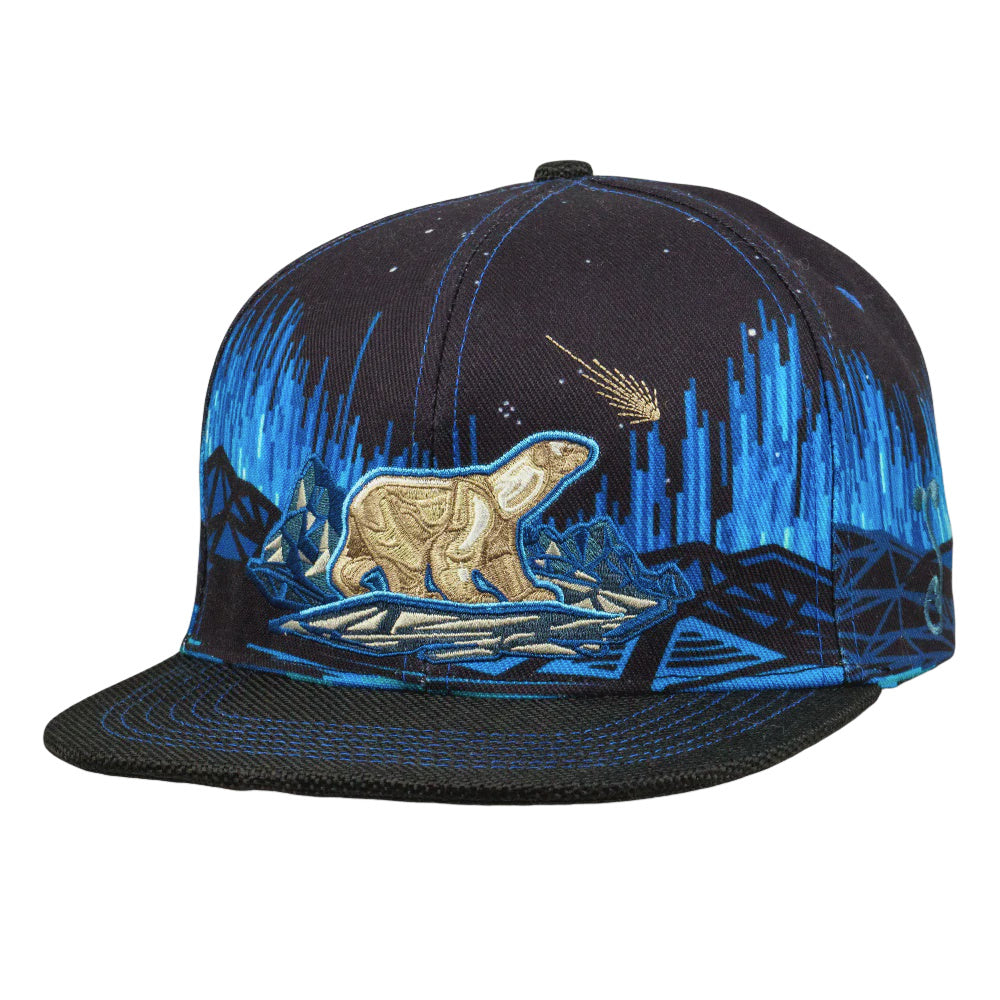 Grassroots California Mugwort Polar Bear Snapback Hat