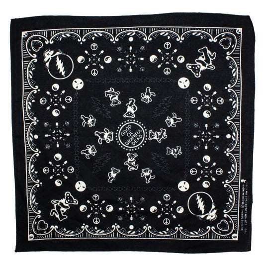 Grateful Dead Bandana Good Ol' Grateful Dead Black