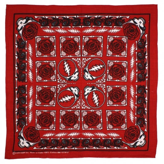 Grateful Dead Bandana Steal Your Face Red