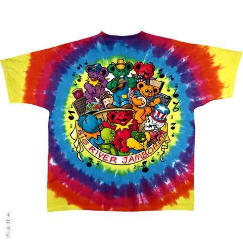 Grateful Dead Bear Jamboree Tie Dye T-Shirt