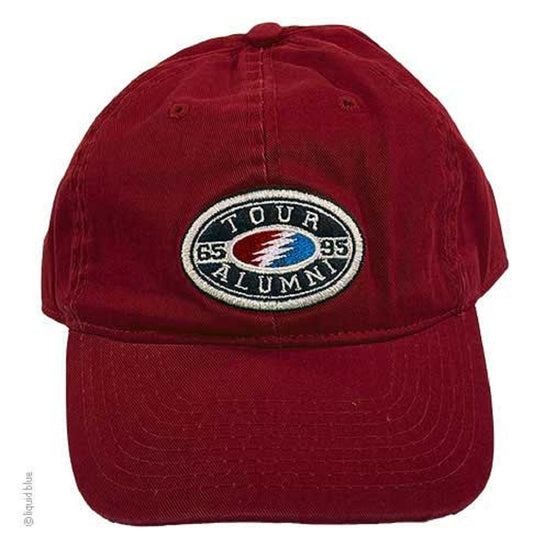 Grateful Dead Tour Alumni Bolt Red Hat SALE