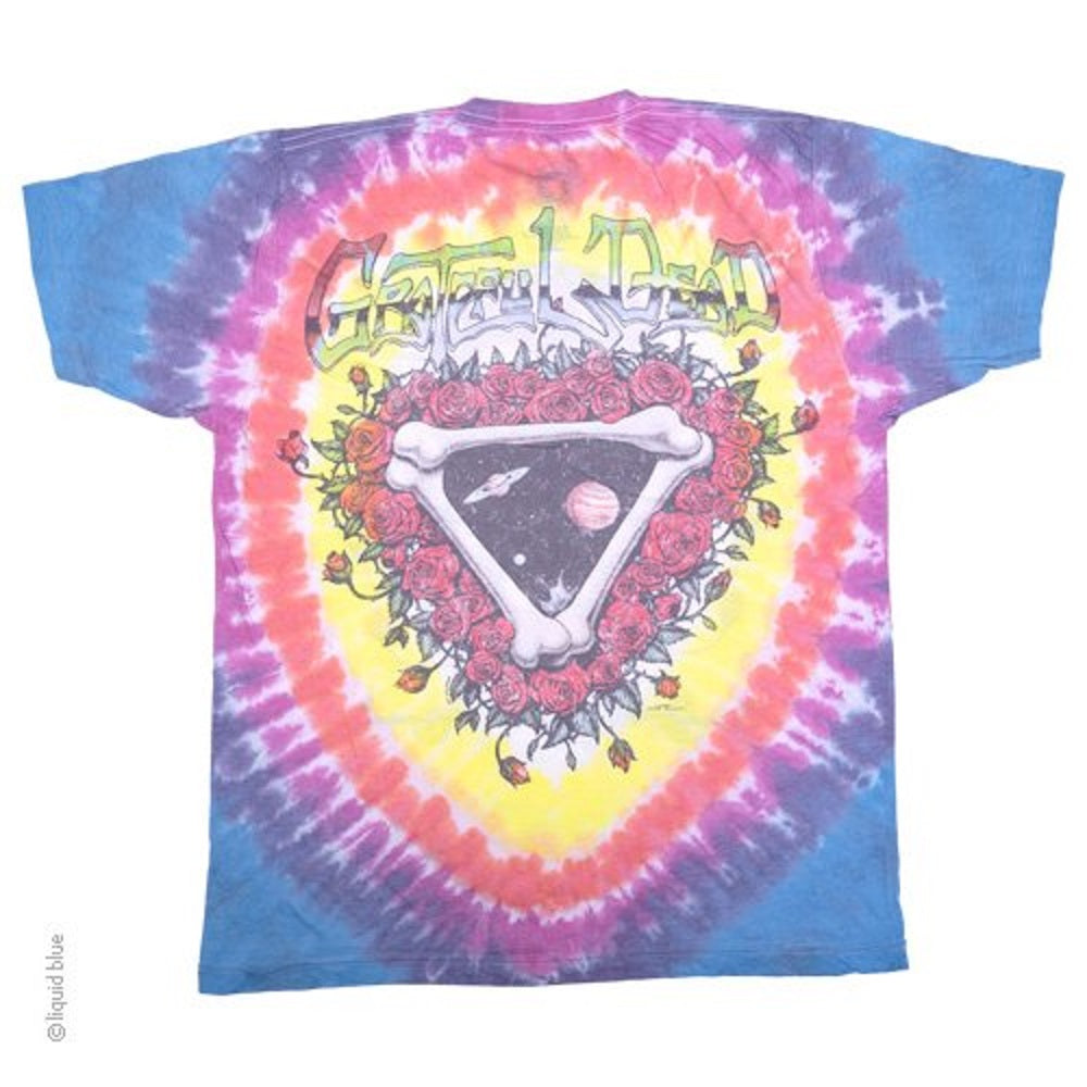 Grateful Dead Vintage Space Your Face Tie Dye T-Shirt
