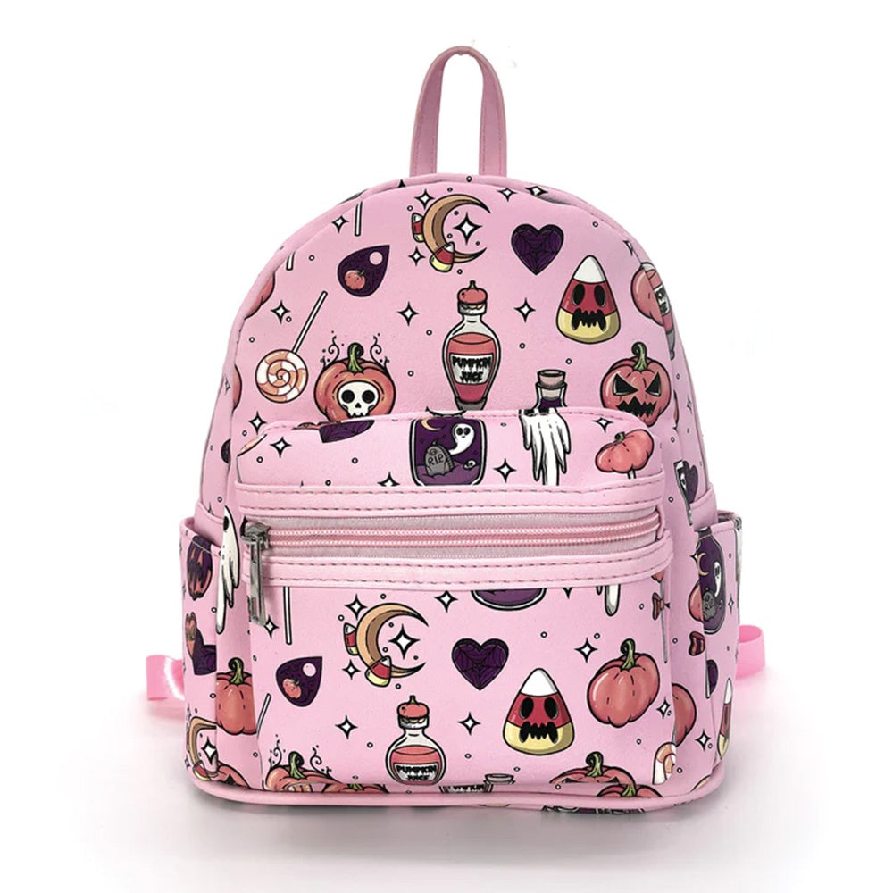 Halloween Collage Mini Backpack