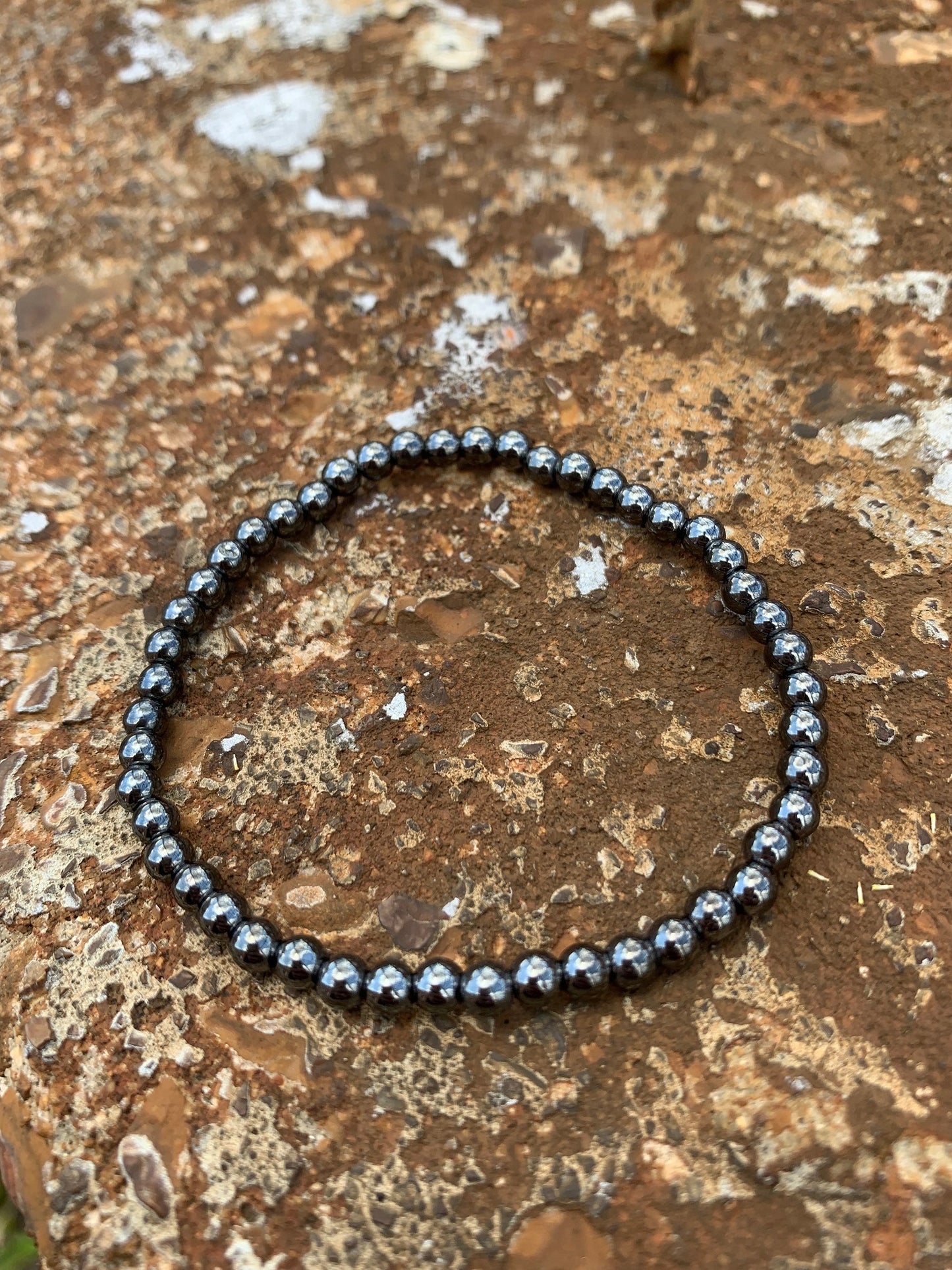 Hematite Bracelet - 4mm