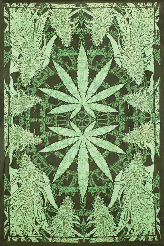 Hempest Leaf Tapestry 60x90