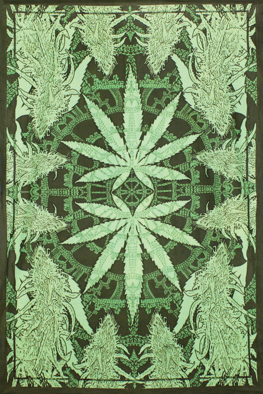 Hempest Leaf Tapestry 60x90