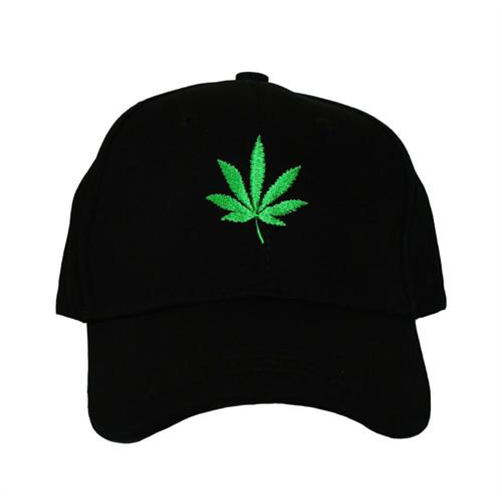 Herbal Leaf Embroidered Wool Cap