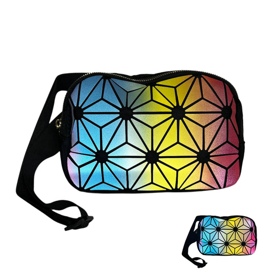 Flash Belt Bag 3D in Bright Multi Color SALE