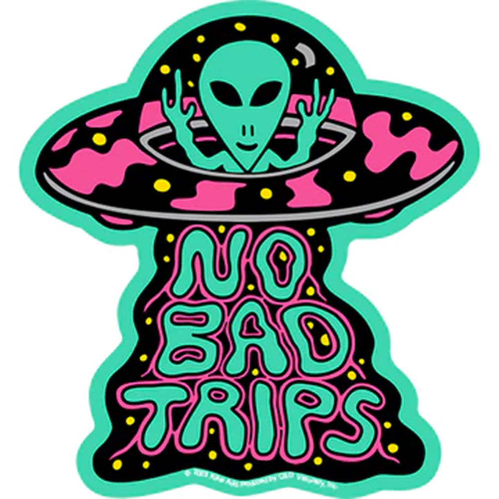 Killer Acid No Bad Trips 4.6"x5" Sticker