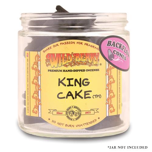 King Cake Wild Berry Backflow Incense Cones
