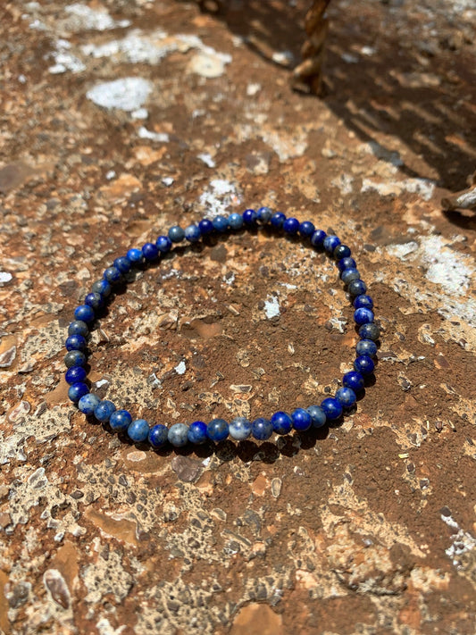 Lapis Lazuli Bracelet - 4mm