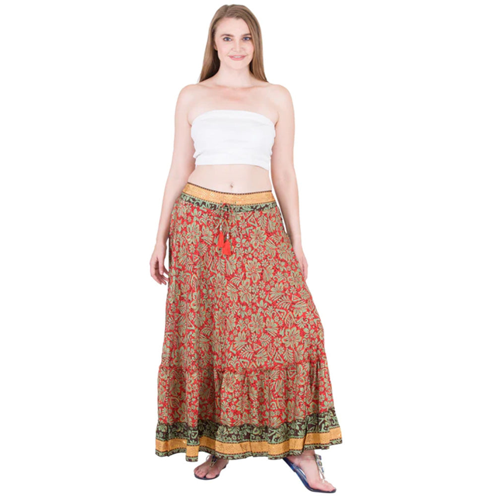 Long Sari Skirt