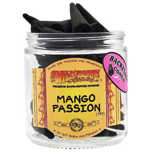 Mango Passion Wild Berry Backflow Incense Cones