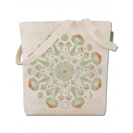 Mushroom Mandala Eco Tote Bag
