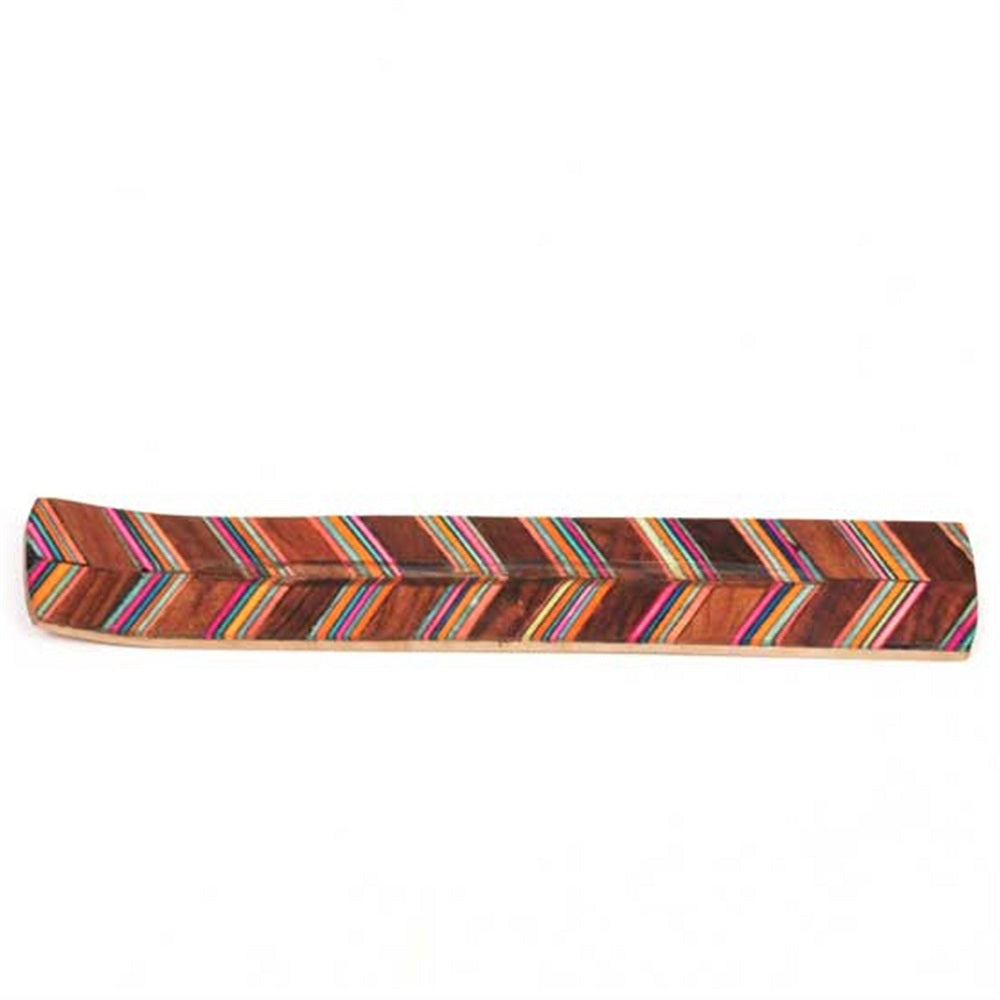 Natural Colored Wood Incense Burner