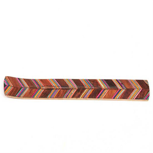 Natural Colored Wood Incense Burner