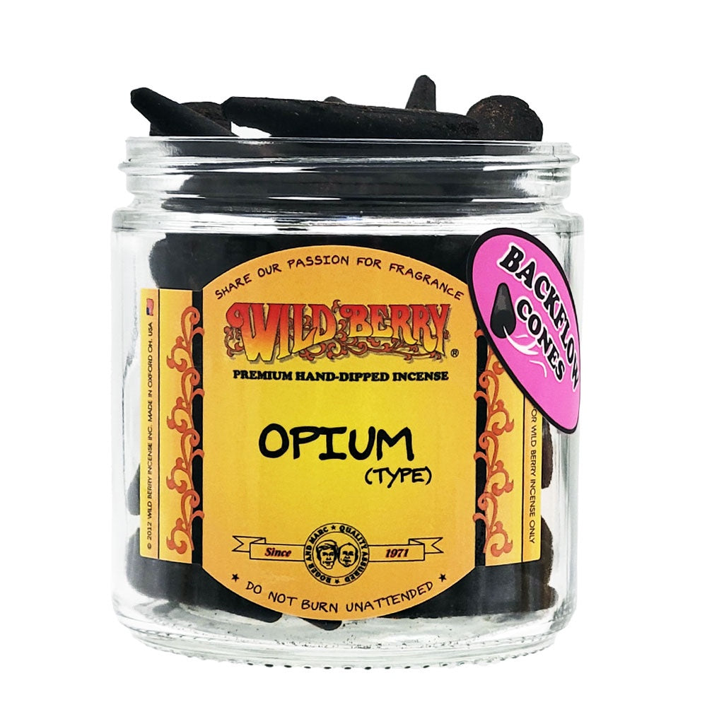 Opium (Type) Wild Berry Backflow Incense Cones
