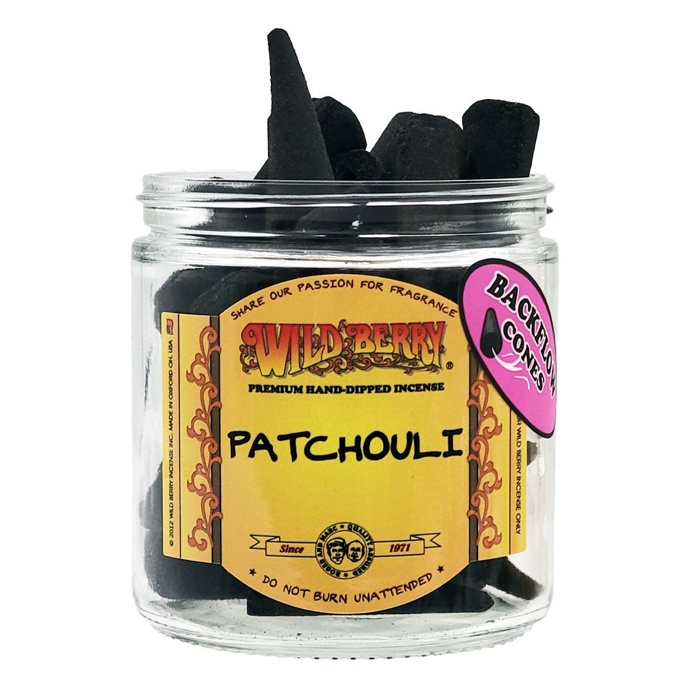 Patchouli Wild Berry Backflow Incense Cones