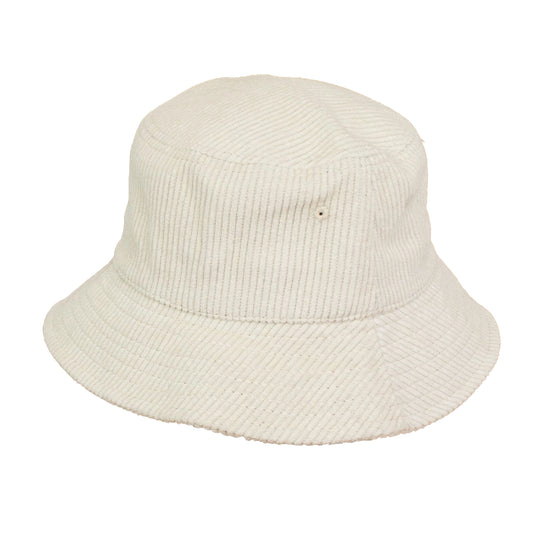 Rae Corduroy Bucket Hat - Creme