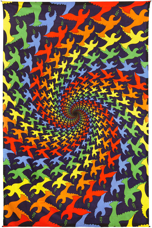 Peace Dove Spiral Tapestry SALE