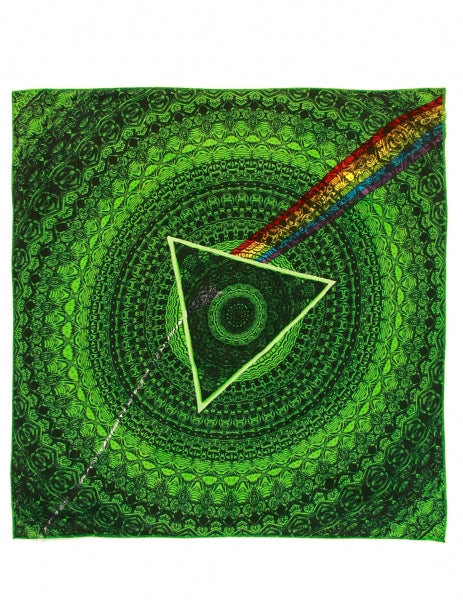 Pink Floyd Dark Side of the Moon Shadow Bandana (Green)