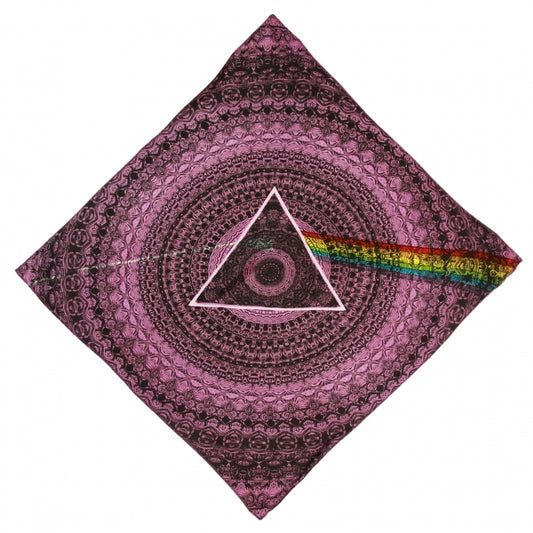 Pink Floyd Dark Side of the Moon Shadow Bandana (Pink)