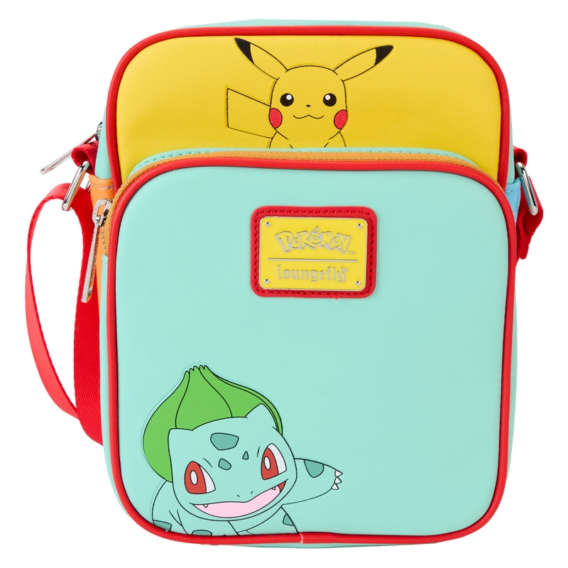 Loungefly Pokémon Color Block Starters Crossbody Bag SALE