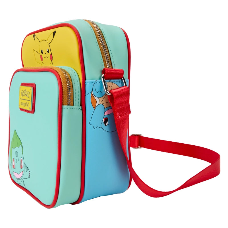 Loungefly Pokémon Color Block Starters Crossbody Bag SALE
