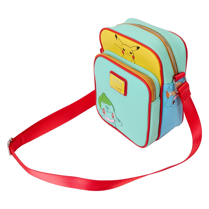 Loungefly Pokémon Color Block Starters Crossbody Bag SALE
