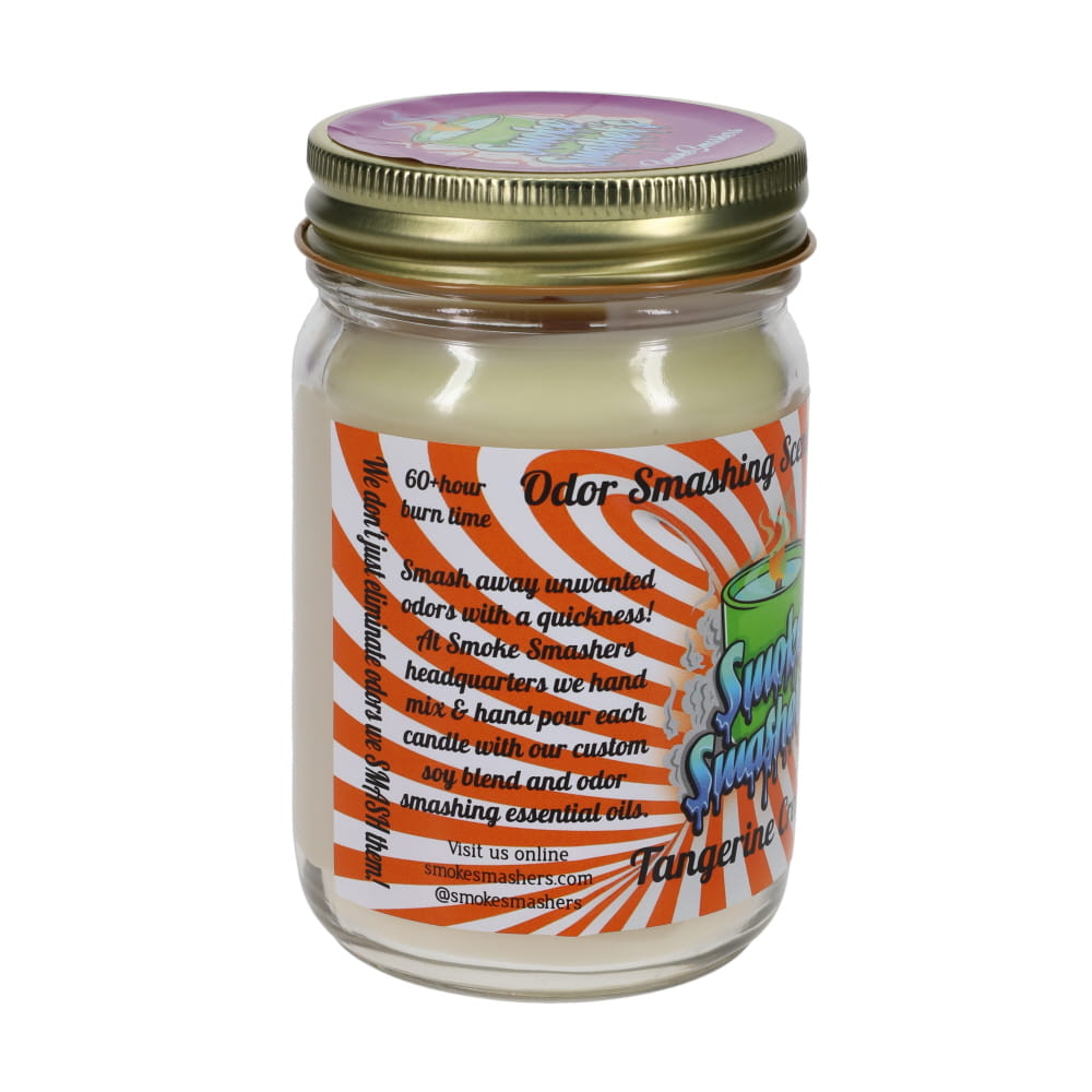 Smoke Smashers Odor Smashing Scented Soy Candle - Tangerine Cream